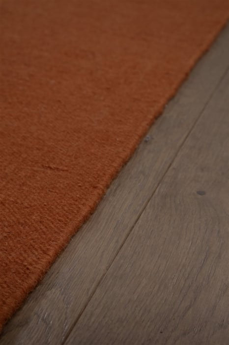Covor rustic din lana teracota|Covoare naturale premium [6]