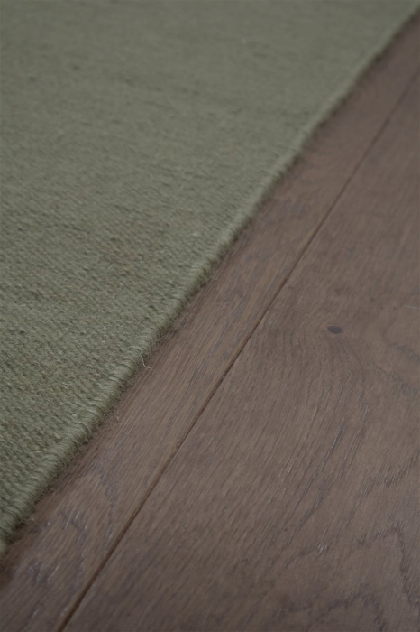 Covor rustic din lana verde|Covoare naturale premium [5]