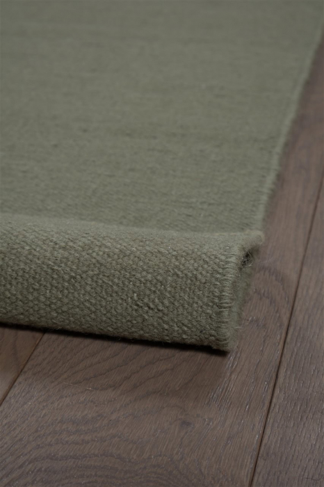 Covor rustic din lana verde|Covoare naturale premium [7]