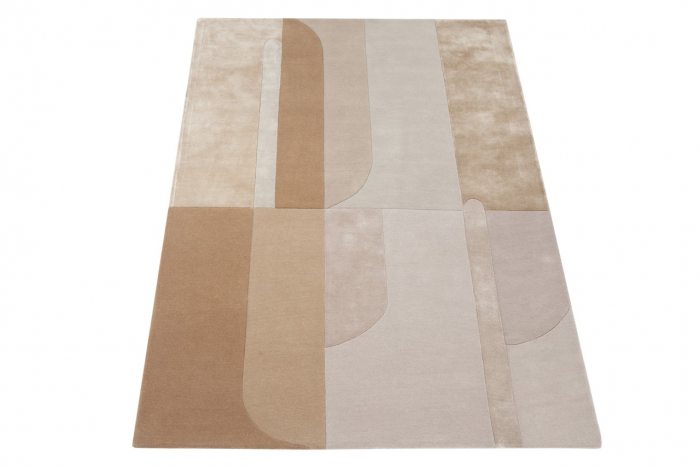 Covor modern geometric bej|Covoare moderne premium [2]
