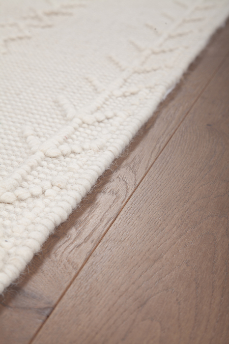Covor rustic geometric alb|Covoare naturale premium [3]