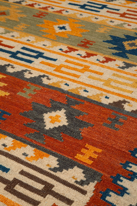 Covor etnic foarte mare din lana|Covoare kilim traditionale [3]