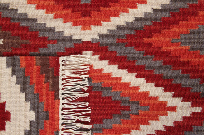 Covor Kilim Gashgai rosu|Covoare traditionale din lana [6]