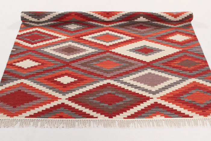 Covor Kilim Gashgai rosu|Covoare traditionale din lana [7]