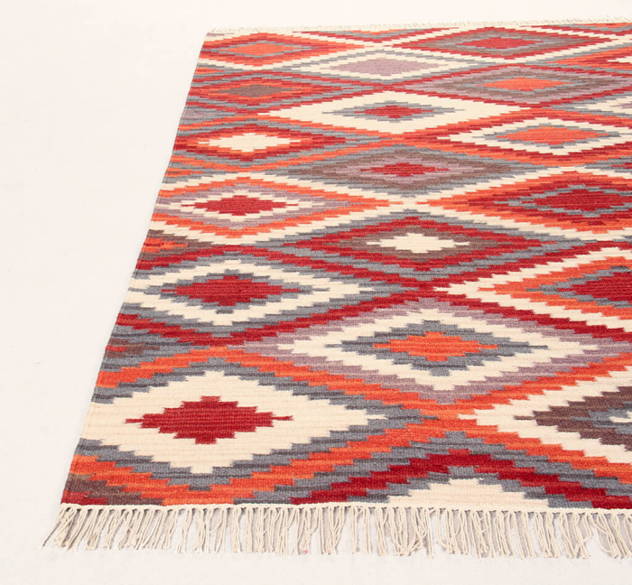 Covor Kilim Gashgai rosu|Covoare traditionale din lana [3]