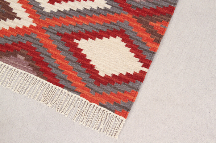 Covor Kilim Gashgai rosu|Covoare traditionale din lana [2]