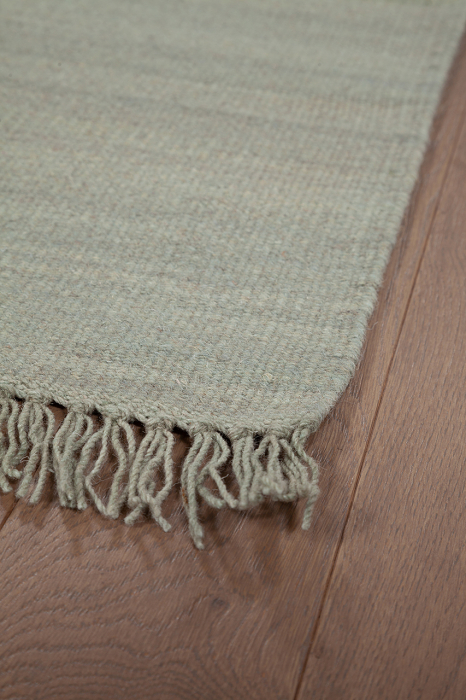 Covor rustic minimalist verde|Covoare naturale premium [4]