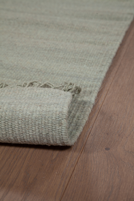 Covor rustic minimalist verde|Covoare naturale premium [5]