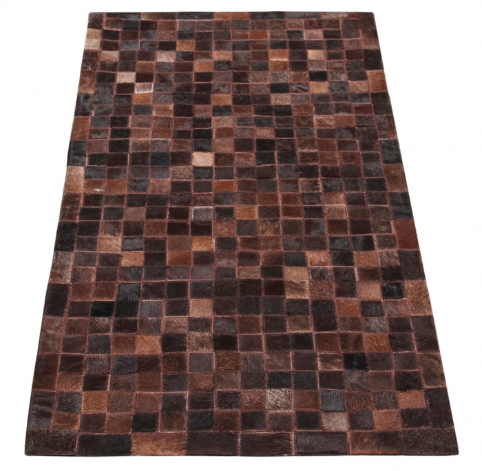 Covor modern din piele patchwork|Covoare din piele premium [6]