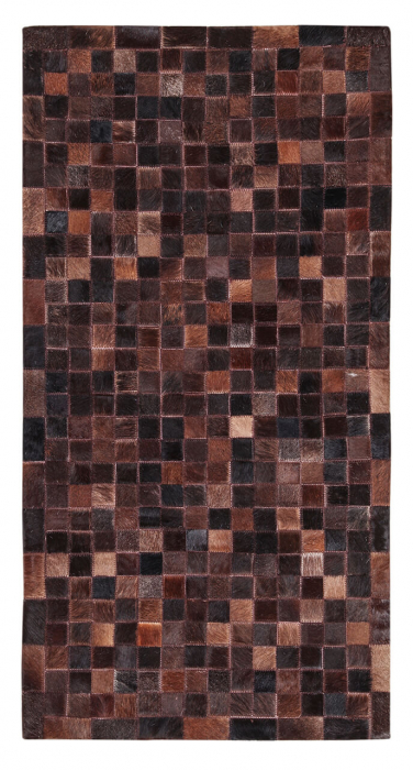 Covor modern din piele patchwork|Covoare din piele premium [1]
