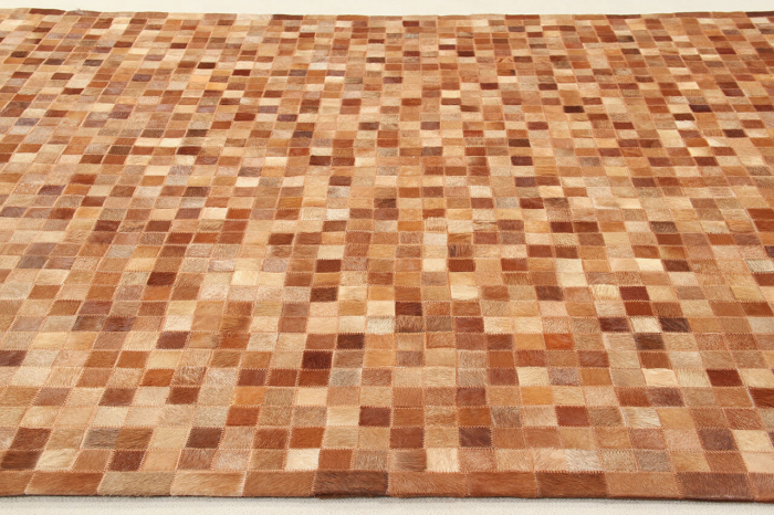 Covor modern din piele patchwork|Covoare din piele premium [3]