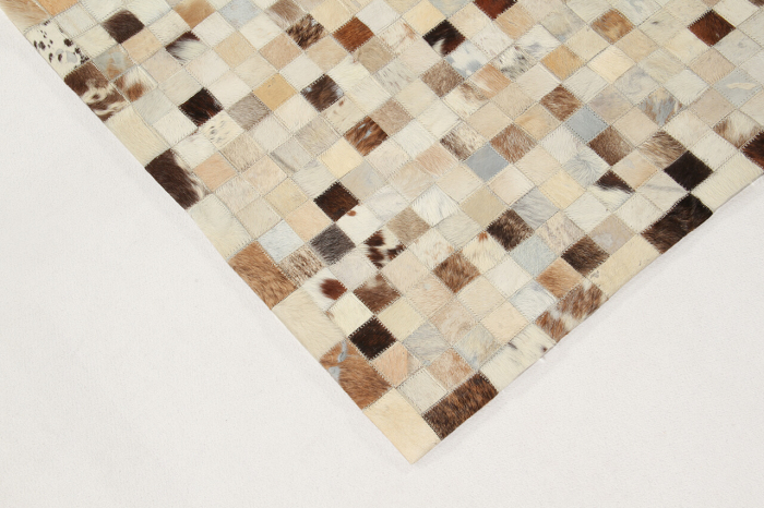 Covor modern din piele patchwork|Covoare din piele premium [2]