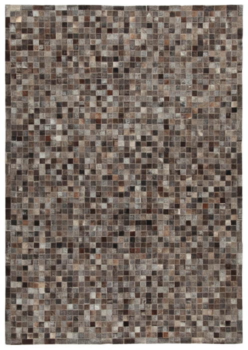 Covor modern din piele patchwork|Covoare din piele premium [1]