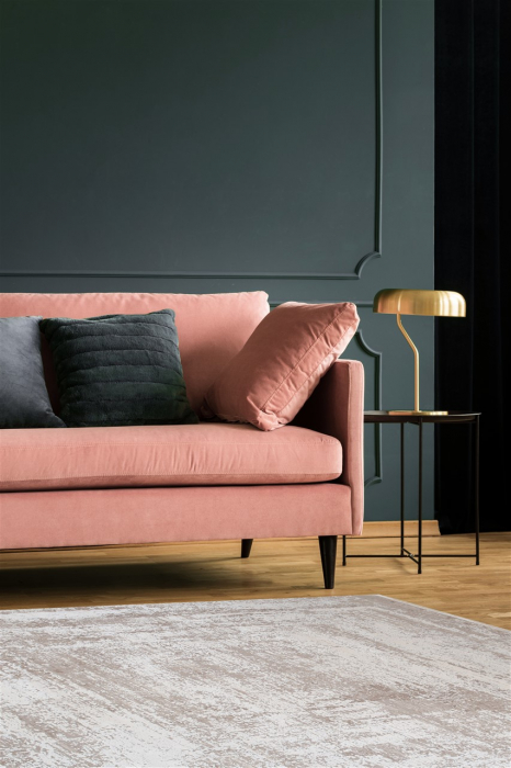 Covor modern impunator bej crem|Covoare elegante premium [2]