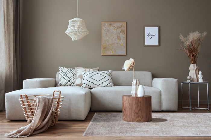 Covor modern minimalist crem bej|Covoare elegante premium [8]