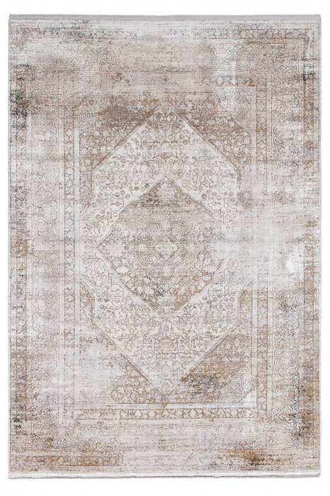 Covor clasic crem-gri mare|Covoare elegante tridimensionale [1]