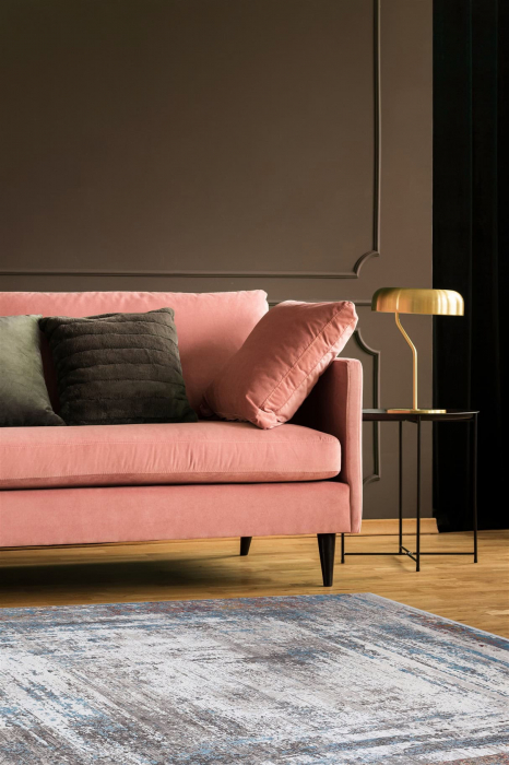 Covor modern distinctiv crem teracota|Covoare premium contemporane [8]