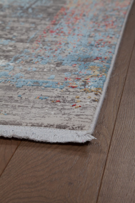 Covor modern distinctiv crem teracota|Covoare premium contemporane [7]