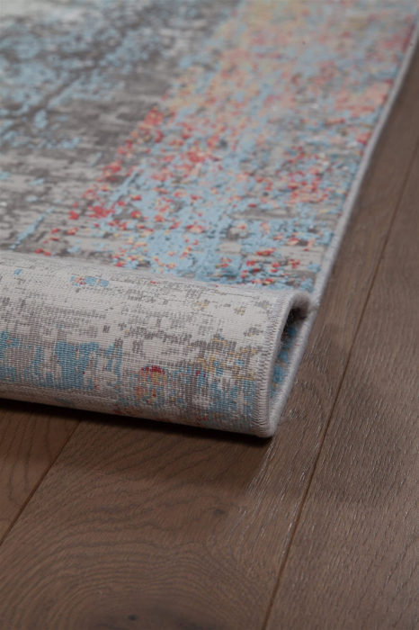 Covor modern distinctiv crem teracota|Covoare premium contemporane [5]