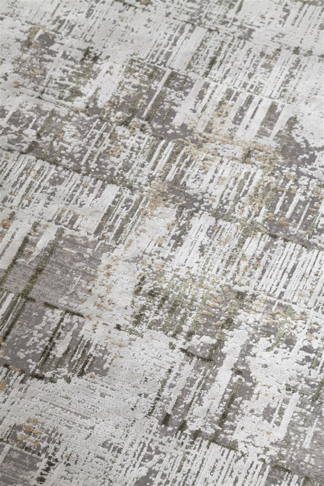 Covor modern minimalist crem verde|Covoare elegante premium [4]