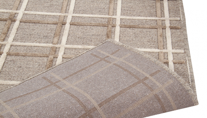 Covor geometric bej-tabacco Mayfair|Covoare moderne cu textura 3D [5]