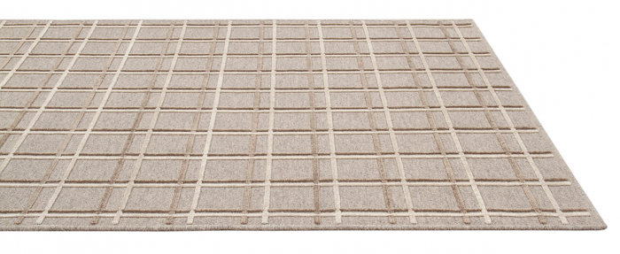 Covor geometric bej-tabacco Mayfair|Covoare moderne cu textura 3D [3]