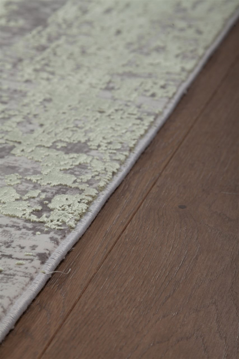 Covor modern impunator gri verde|Covoare elegante premium [5]