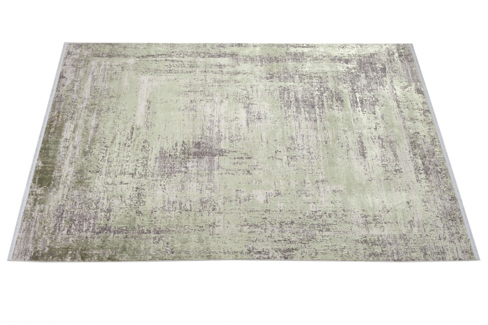 Covor modern impunator gri verde|Covoare elegante premium [3]