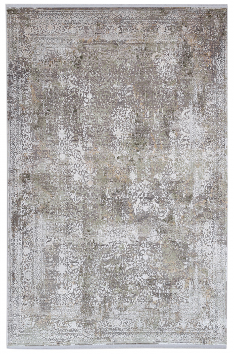 Covor modern versatil gri verde|Covoare premium contemporane [1]