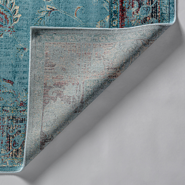 Covor turcoaz vascoza shabby chic|Covoare vintage lux [5]