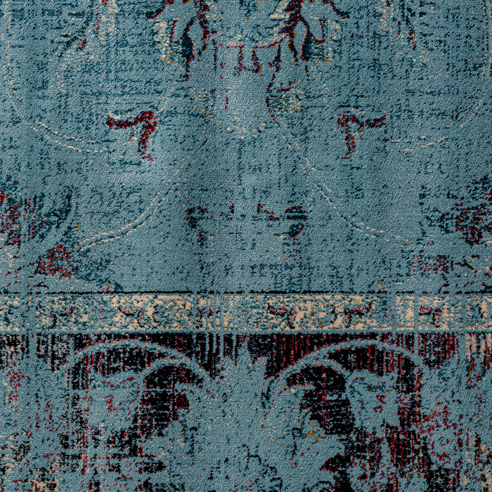 Covor turcoaz vascoza shabby chic|Covoare vintage lux [3]