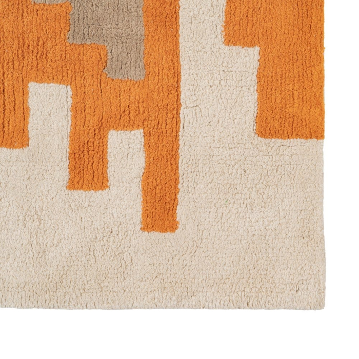 Covor dreptunghiular bumbac Azteca 175x90|Covoare moderne pentru decor contemporan [2]