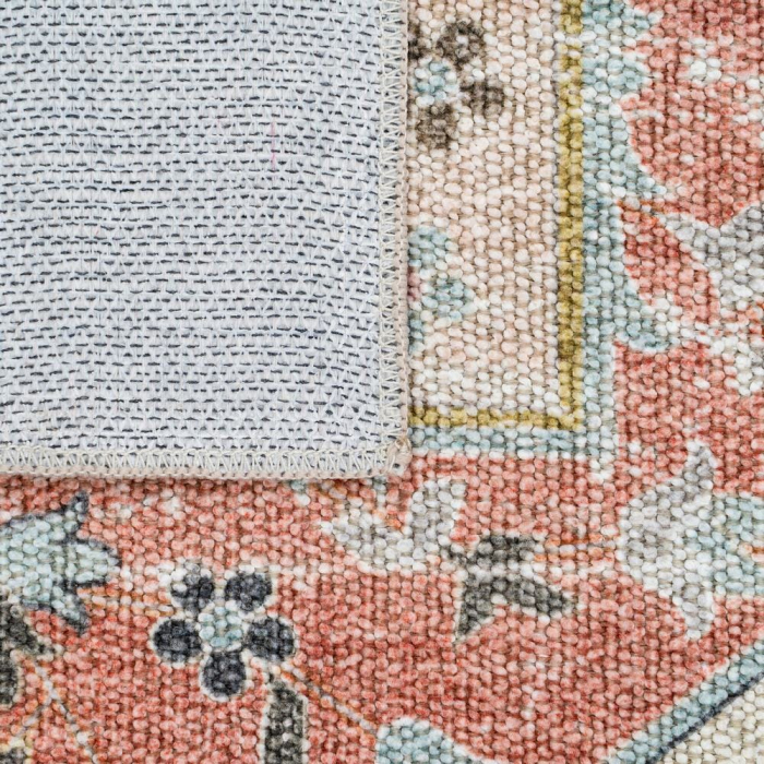 Covor dreptunghiular crem cu model floral clasic 200x300 cm [5]