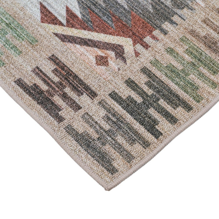 Covor dreptunghiular cu model etnic geometric multicolor Abasí 160x230 cm [3]
