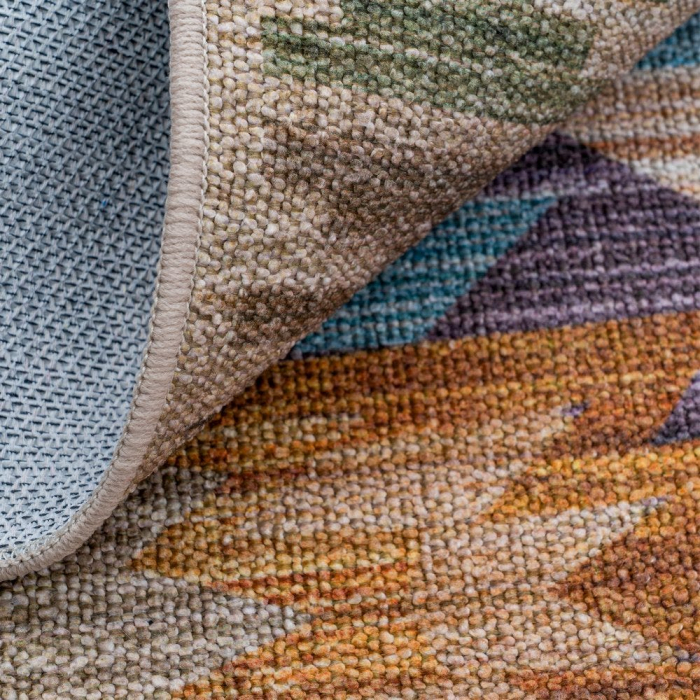 Covor dreptunghiular cu model etnic geometric multicolor Abasí 200x300 cm [3]