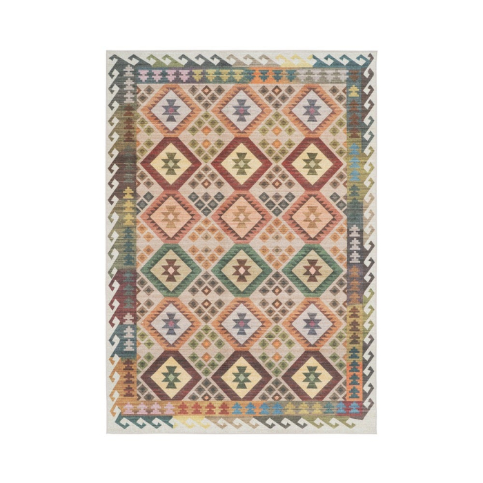Covor dreptunghiular cu model etnic multicolor Abasí 160x230 cm [7]