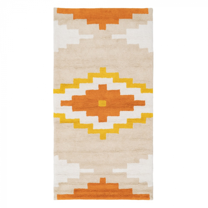 Covor dreptunghiular bumbac Azteca|Covoare decorative pentru amenajari stilate [1]