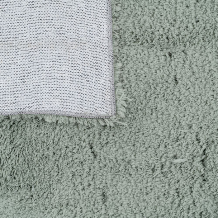 Covor dreptunghiular verde cu textură moale 200x300 cm [5]