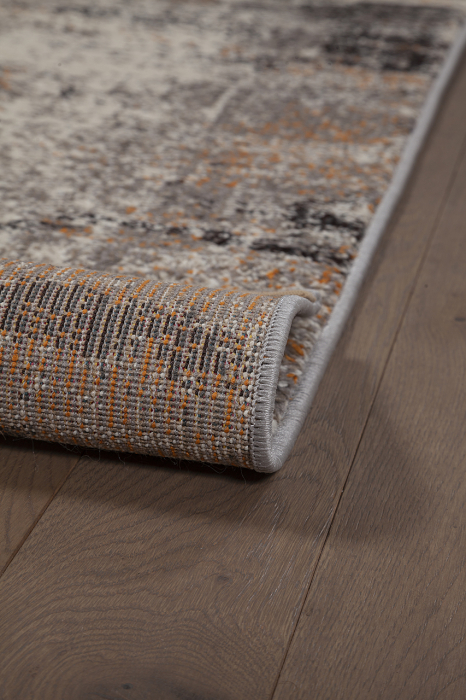 Covor vintage contemporan ecru maro|Covoare pop premium [5]