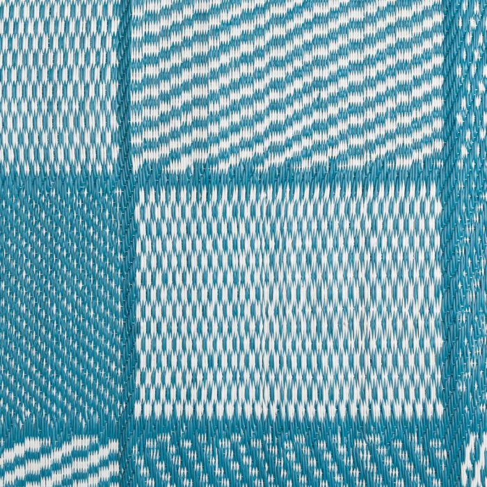 Covor Meis 160x230 – pătrățele alb-albastru, design geometric relaxant [3]