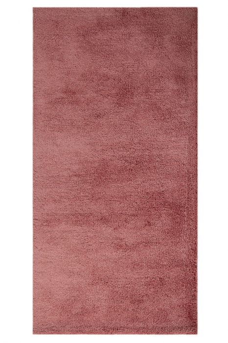 Covor modern shaggy auriu roz|Covoare pufoase premium [1]