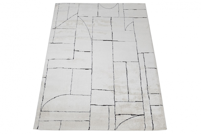 Covor modern geometric alb|Covoare moderne premium [2]