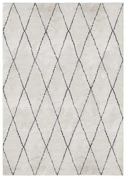 Covor modern geometric alb|Covoare moderne premium [1]