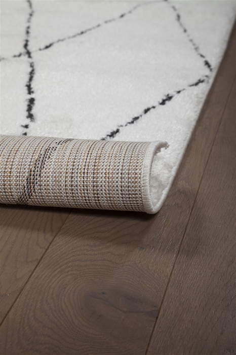 Covor modern geometric alb|Covoare moderne premium [7]