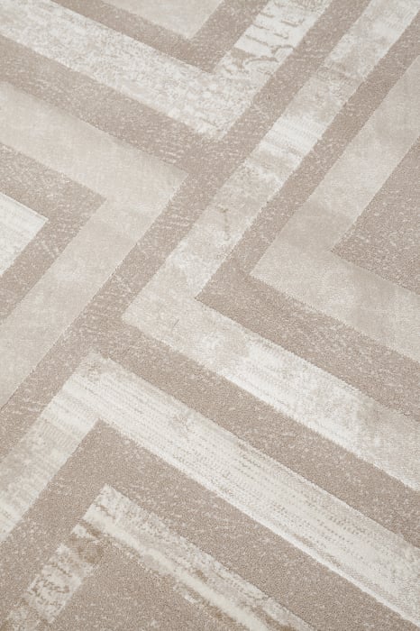 Covor modern geometric bej|Covoare contemporane premium [2]