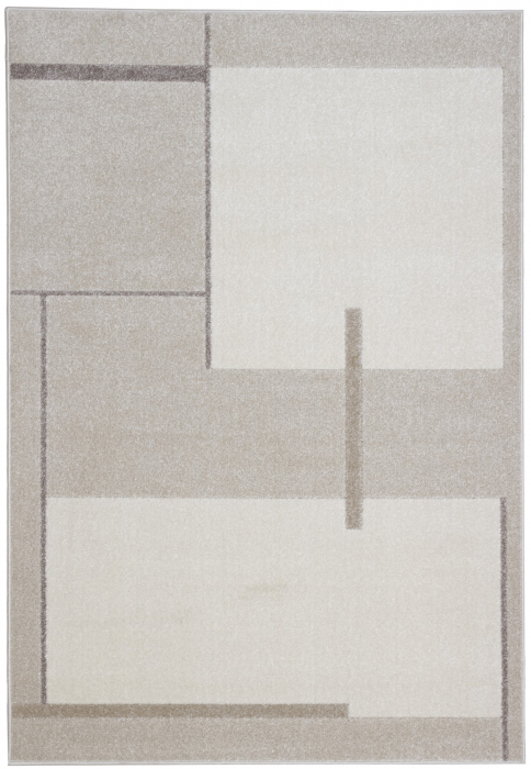 Covor modern geometric bej ivory|Covoare moderne premium [1]