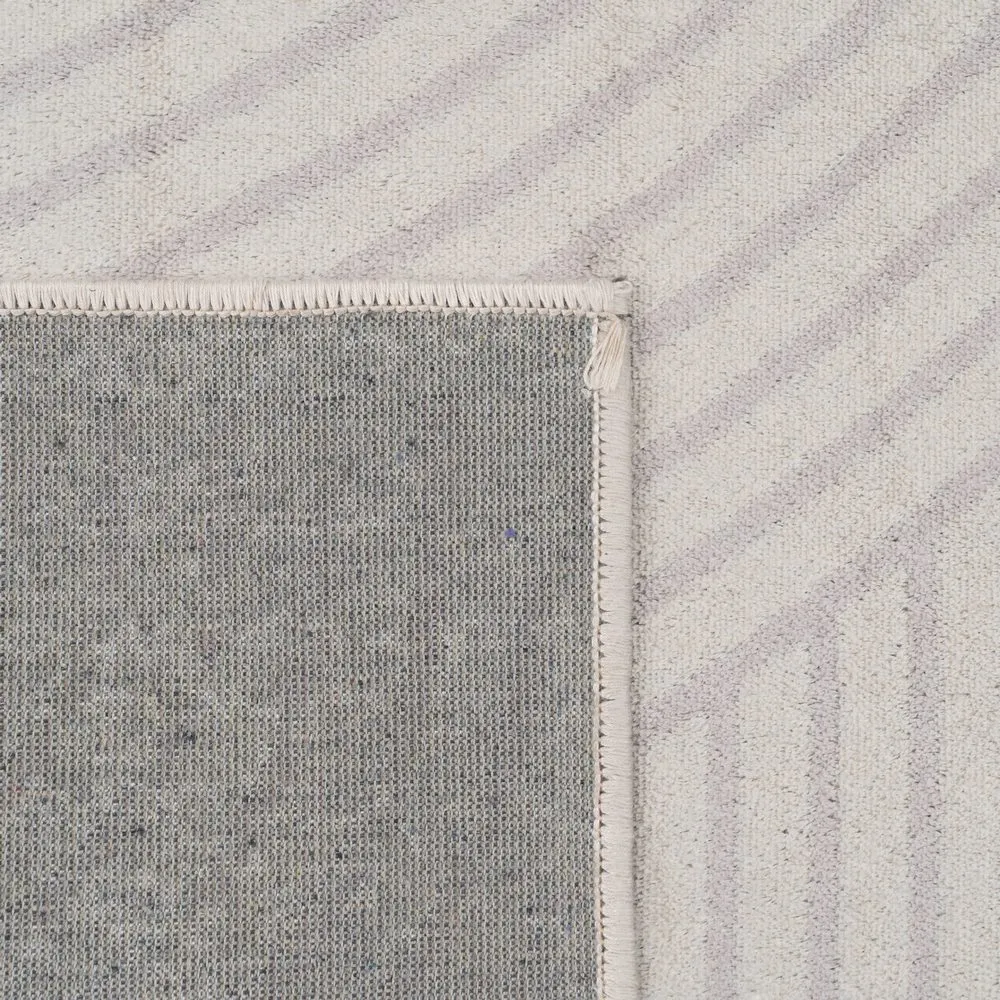 Covor Geometric Bej-Lila Mare | Covoare de Designer [6]