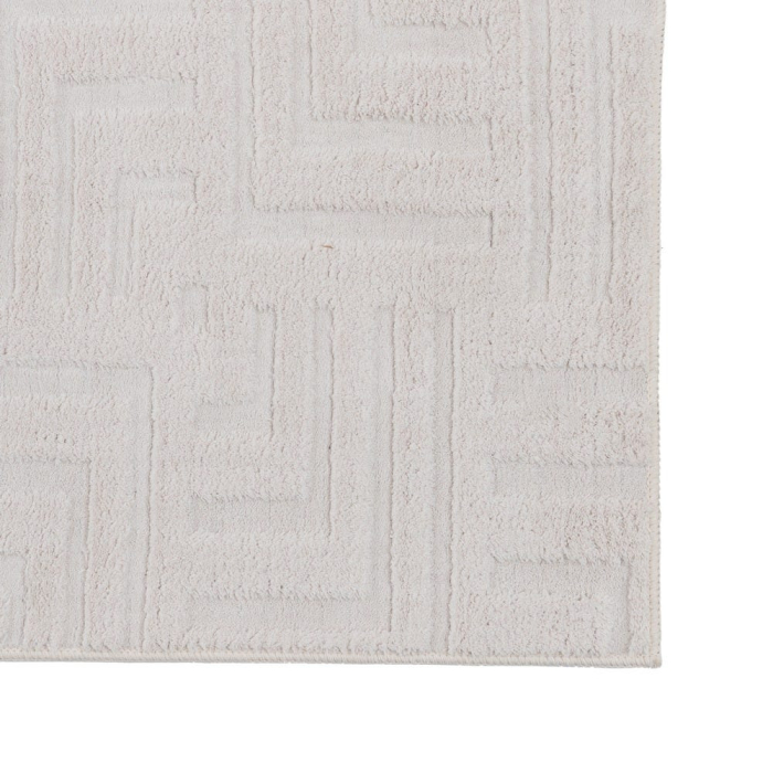 Covor geometric crem in relief | Covoare elegante [3]
