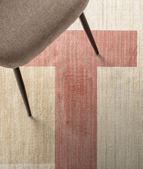 Covor geometric poliester neutru TRAZZO – titlu imagine principală [2]