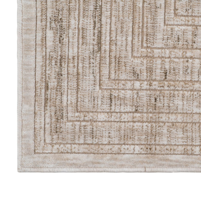 Covor geometric din poliester reciclat cu efect de relief [4]